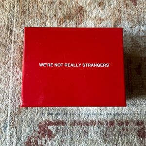 We’re Not Really Strangers Card Game